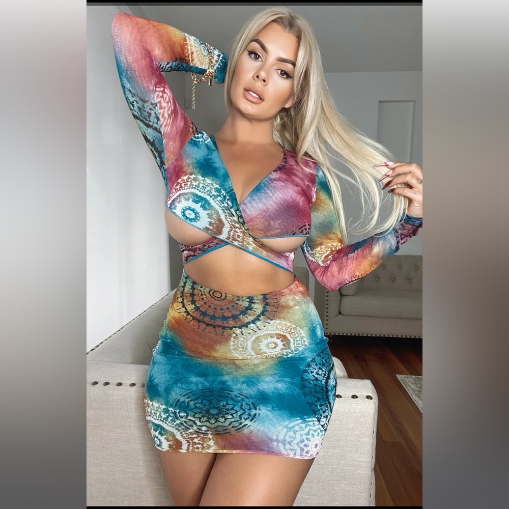 Fashion nova mesh mini dress